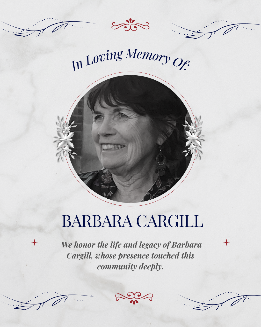 A tribute to Barbara Cargill