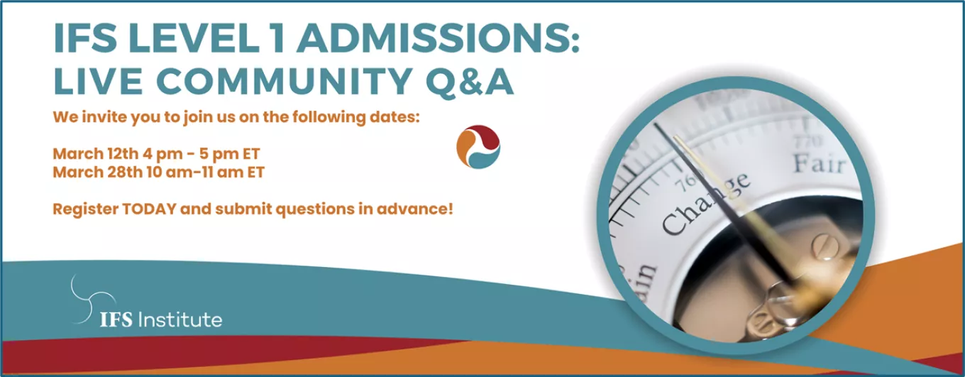 IFS Level 1 Admissions: LIVE COMMUNITY Q&A