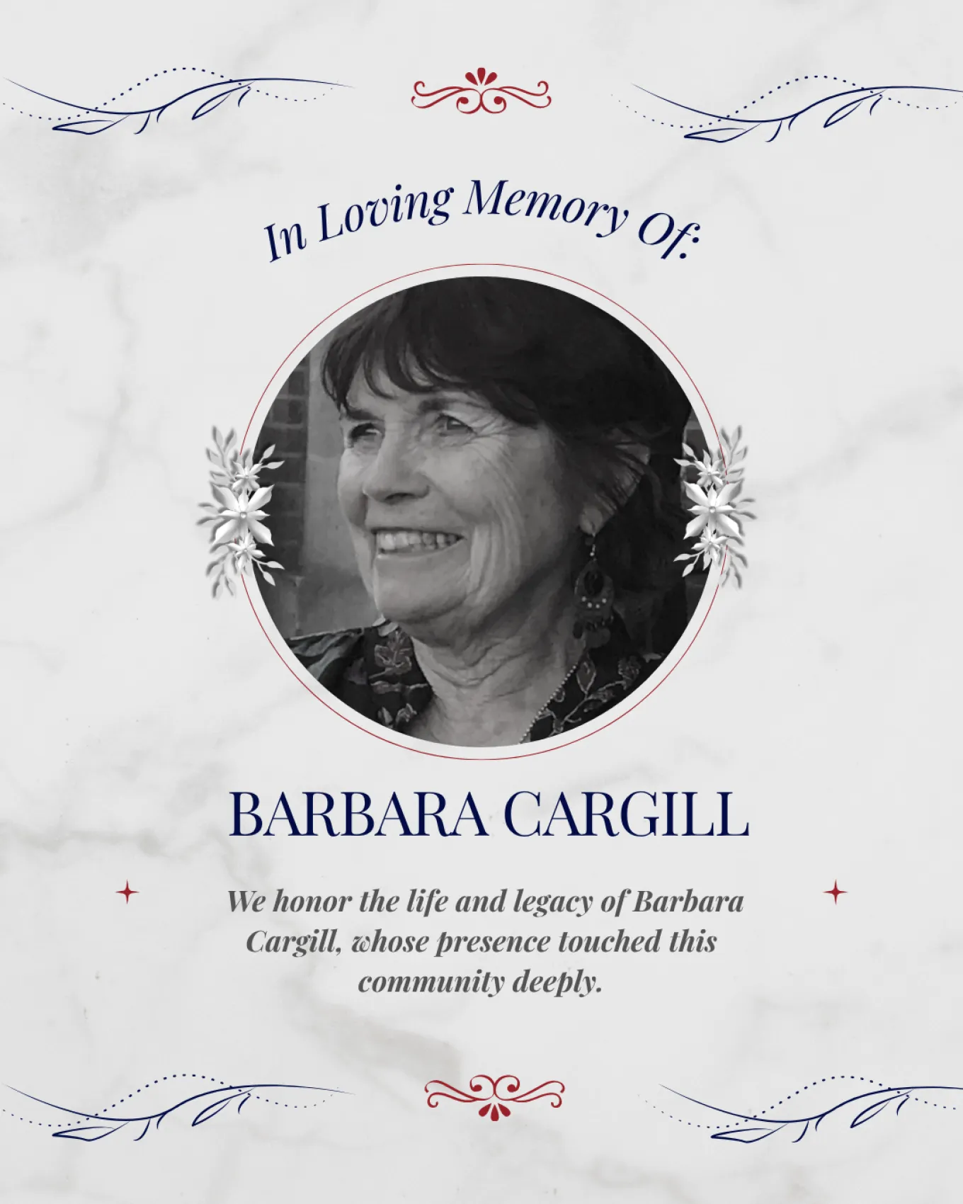 A tribute to Barbara Cargill